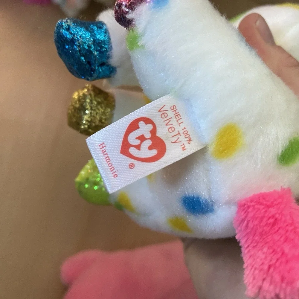 Lot of Ty Beanie Boos Collectibles Plush Sequin Set of 6 Sloth Unicorn Llama Dog